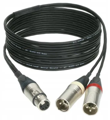 Image de KLOTZ SMY414N, câble microphone stéréo, 5 mètres, connecteur XLR