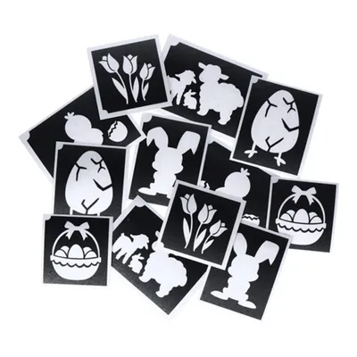 Image de Kit de tatouages pailletés pour Pâques
