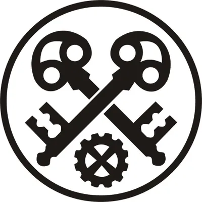 Produktbild von KFZ Aufkleber - Autoaufkleber - Schlosser - Zunftzeichen - Metall -Innung - Handwerk - Metallverarbeitung