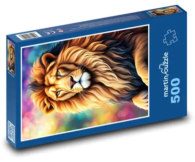 Obrázok produktu pre martinpuzzle - Puzzle 500 - Lev - král zvierat