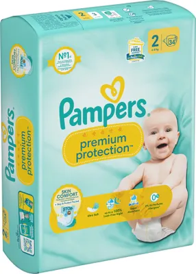 Produktbild von Pampers Windel Premium Protection New Baby Größe 2 Mini 34 Stück