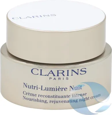 Obrázok produktu pre Clarins – Nutri-Lumiére Nuit Výživný omladzujúci nočný krém – Výživný revitalizačný nočný krém 50 ml