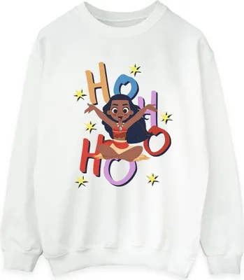 Obrázok produktu pre Moana - mikina "Ho Ho Ho" pre ženy BI54564 (M) (Biela)