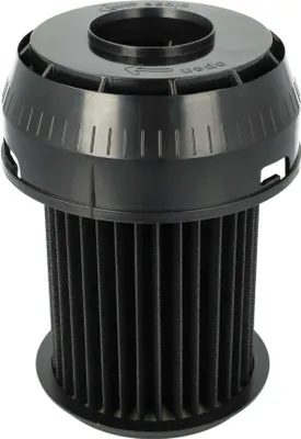 Produktbild von vhbw Faltenfilter kompatibel mit Bosch 6225AU01, 6225GB01, 618M101, 6223201, 6143001, 6184201 Staubsauger - Patronenfilter Schwarz Abwaschbar