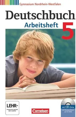 Immagine prodotto di Deutschbuch 5. Schuljahr. Arbeitsheft mit Lösungen und Übungs-CD-ROM. Gymnasium Nordrhein-Westfalen