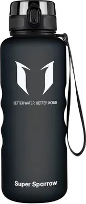 Obrázek produktu pro Láhev na vodní sporty 1,5 l, černá, bez BPA