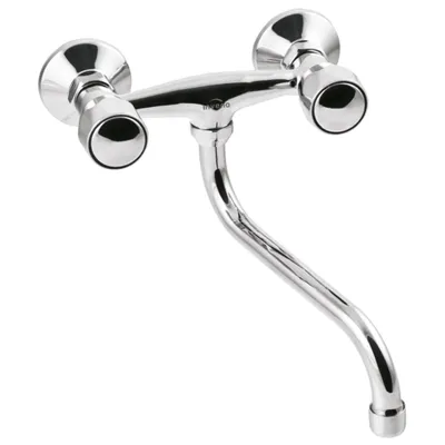 Immagine prodotto di Miscelatore Da Parete Per Lavabo Con Bocca A S
