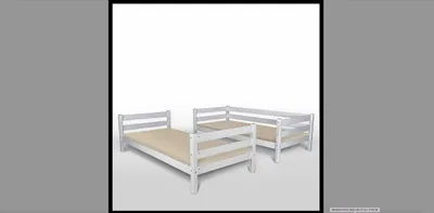 Produktbild von Etagenbett Kinderbett  Spielbett Massiv Weiss Hochbett 90x200 Jugend Bett  Spielbett Kinderzimmer Juniorbett Einzelbett lackiert Bett Etagenbet