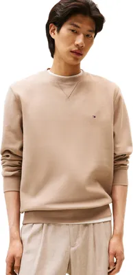 Immagine prodotto di Felpa da uomo Tommy Hilfiger, modello "Seasonal Fleece", con collo rotondo, color beige