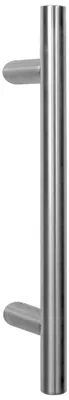 Image de Poignée de tirage Diamètre 30 mm - Entraxe=300 - S=80 - A=70 - L=450 mm - inclinée 45° - INOX 304 poli