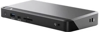 Produktbild von ALOGIC DX3, Kabelgebunden, USB 3.2 Gen 1 (3.1 Gen 1) Type-C, 100 W, 3,5 mm, 1000 Mbit/s, Schwarz, Grau