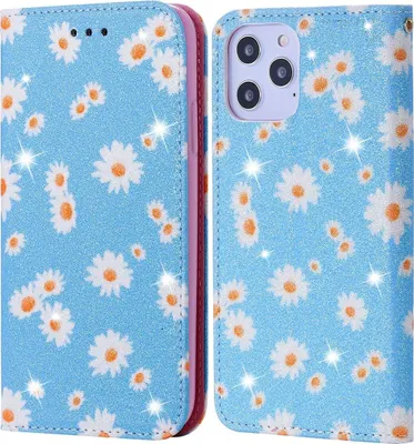 Produktbild von König Design Hülle kompatibel mit Apple iPhone 12 Pro Max Kunstleder Handyhülle - Handy Case Blau