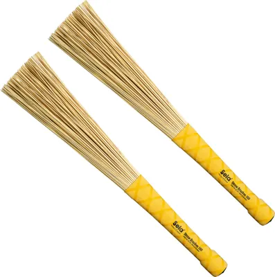 Produktbild von Schlagzeugbesen SE 126 aus europäischer Sorghumhirse, 360 mm, 2,5 cm Ø, Pro Grip Griff