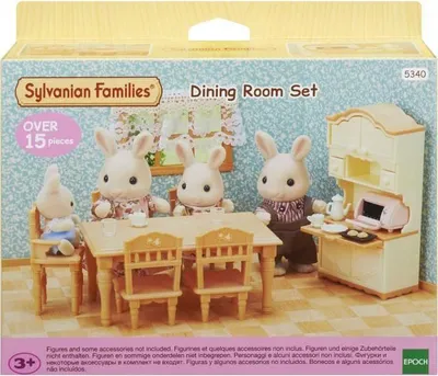 Image de SYLVANIAN FAMILIES - Figurines miniatures - La salle à manger