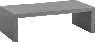 Produktbild von WOHNLING Couchtisch 110x55x35 cm Grau Sofatisch in Beton-Optik Zeitlos Design Wohnzimmertisch Rechteckig Loungetisch Schlicht Kaffeetisch Groß