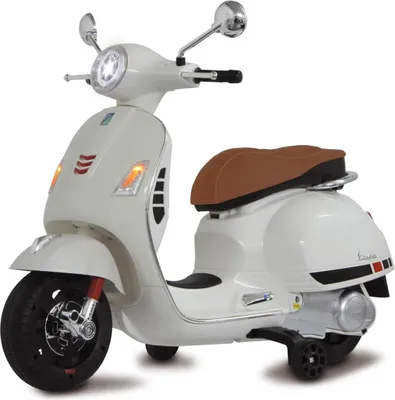 Produktbild von JAMARA Vespa - Batteriebetrieben - Roller - Junge/Mädchen - 4 Rad/Räder - Weiß - Schwarz