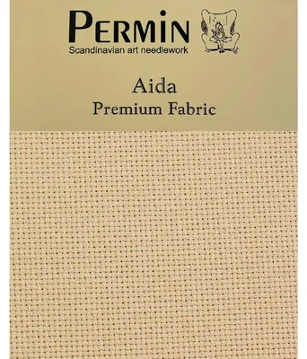 Obrázek produktu pro Permin Precut 16 ct. Aida 355 barva 135 Vlna, vyšívací látka pro křížkový steh 43x50 cm