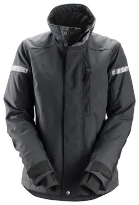 Produktbild von Snickers Damen AllroundWork 37.5® isolierte Arbeitsjacke Stahlgrau-Schwarz-S