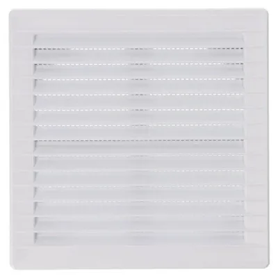 Zdjęcie produktu dla EDM Kratka wentylacyjna 87724 biała 17 x 17 x 1,15 cm Moskitiera