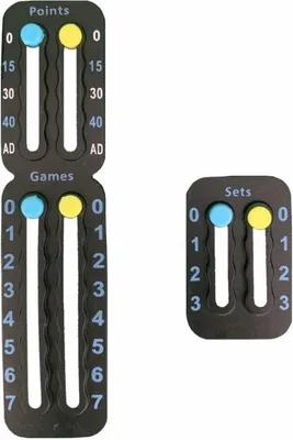 Zdjęcie produktu dla Go Go Gadget – Licznik punktów – Zapisywanie punktów – Nadaje się do rakiet tenisowych i do gry w padel – Niska waga – Czarny