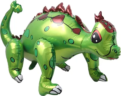 Obrázek produktu pro Folienballon 3D Dinosaurier mit beweglichen Beinen, 04 Grün ca. 73 x 36 cm