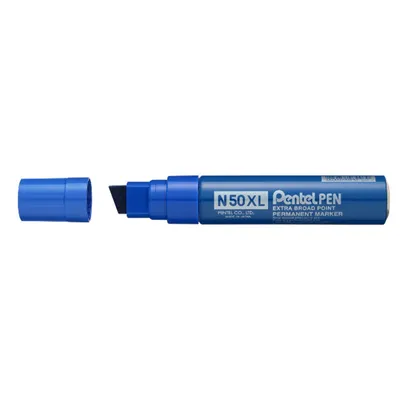 Imagen del producto de Pentel N50XL-C, rotulador permanente Pentel N50XL, punta cónica gruesa, color azul