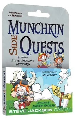 Zdjęcie produktu dla Munchkin Side Quests, Gra karciana, Odgrywanie ról, 10 lat(a), 60 min