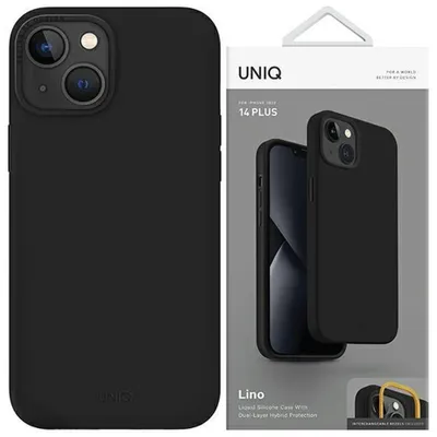 Produktbild von Uniq Lino Iphone 14 Plus/15 Plus 6.7´´ Handyhülle Schwarz Schwarz One Size