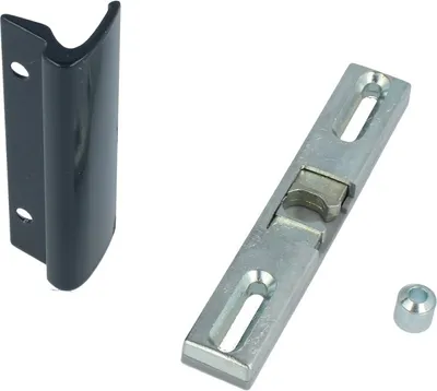 Produktbild von Glasfalzgriff Universalschnäpper Hülse Balkontürgriff Balkontürschnäpper Ziehgriff Anthrazit - RAL7016