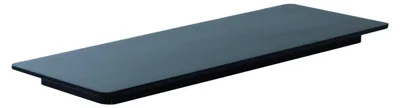 Produktbild von Königskuchenplatte 400 x 150 x 20 mm schwarz