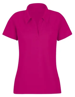 Immagine prodotto di Camicia polo da donna Trigema, colore magenta, taglia XXL, senza bottoni