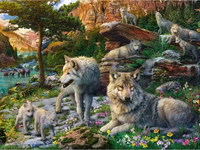 Obrázek produktu pro Ravensburger 12000719, 1000 kusů, Zvířata, 14 rok/roky