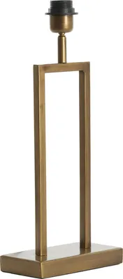 Produktbild von Lampenfuß SHIVA, klassisch, dimmbar, E27, Bronze, 41 cm hoch, 20x10 cm, Schnurschalter