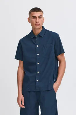 Immagine prodotto di !SOLID SDPALLE Camicia da uomo a maniche corte, 100% cotone, vestibilità regolare