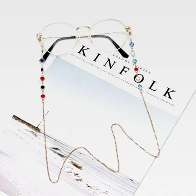 Produktbild von 6 Stück Damen Brillenkette für Sonnenbrillen und Lesebrillen