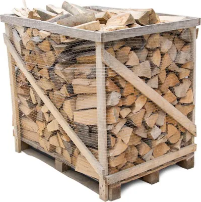 Produktbild von holzbrx Brennholz Buche 25cm Scheite 1 RM (1,5 SRM), trocken, ofenfertig, auf Palette, inkl. Lieferung, ca. 4,2 kWh/kg, 120x100x120cm