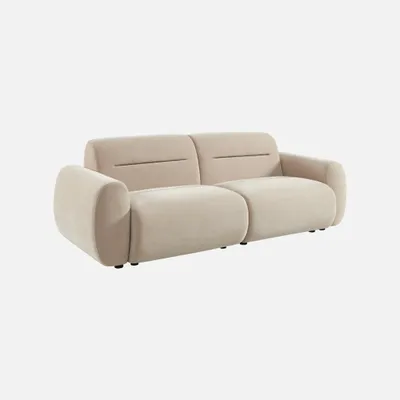 Produktbild von sweeek - 3-Sitzer Sofa mit Stoffbezug - Beige