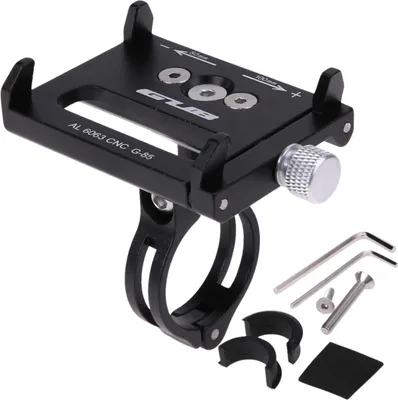 Immagine prodotto di Robusto supporto per bicicletta per il montaggio del telefono sul manubrio della bicicletta GUB