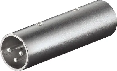 Produktbild von XLR Adapter/ Kupplung 3Pin Stecker > Stecker