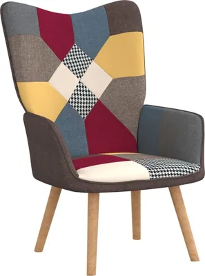 Produktbild von Relaxsessel Stoff Patchwork 61,5 x 69 x 95,5 cm (B x T x H)