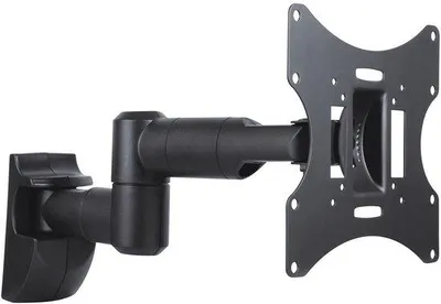 Produktbild von Monitor- und TV-Wandhalter für Bildschirme bis 42 Zoll, rotierbar (+/-90°), neigbar (+/-20°), VESA 50x50, 75x75, 100x100, 200x100, 200x200, max. Tragfähigkeit 30 kg, weiß, schwarz