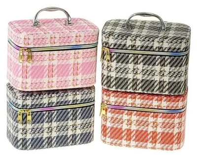 Obrázek produktu pro Kufřík M se zrcátkem a zámkem, 21 x 14 x 13 cm, MIX – ADAR