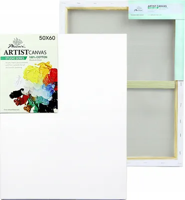 Produktbild von Malerleinwand 50x60 cm Phoenix Baumwoll-Leinwand mit Keilrahmen