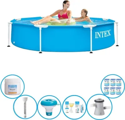 Produktbild von Intex Pool Metal Frame 244x51 cm - Pool-Paket
