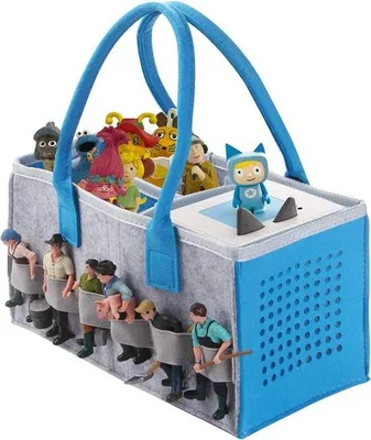 Produktbild von Accessoires für Toniebox: Schutzcover, Organizer und Figur-Einsteckhalter. Ideal für Toniebox Starterkit.