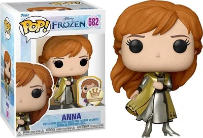 Produktbild von Funko Pop! Disney: Frozen - Anna with Pin #582 Special Edition