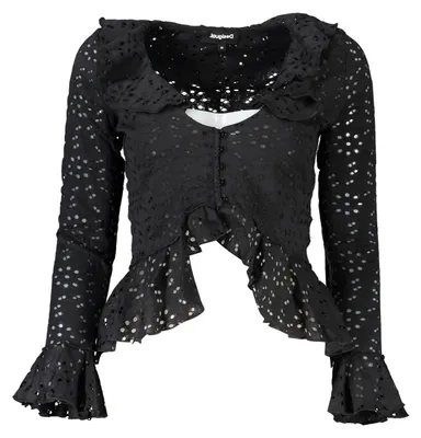 Image de T-shirt DESIGUAL Femme Coton Noir GR76854 - Taille : M