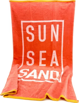 Produktbild von Heimtexland ® Strandtuch Soft Velours Badetuch Sommer Handtuch 90 x 160 cm Duschtuch saugstark Frottier 100% Baumwolle Typ907 Sun rot - 1 Stück
