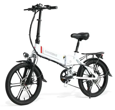 Zdjęcie produktu dla 20-calowy składany rower elektryczny E-BIKE 48V 10.4AH Ebike Aluminiowy wodoodporny składany rower 7-biegowy 25KM/H 250W Składane rowery elektryczne