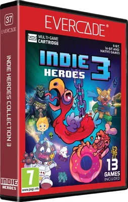 Obrázek produktu pro Cartridge pro retro herní konzole Evercade - Indie Heroes Collection 3